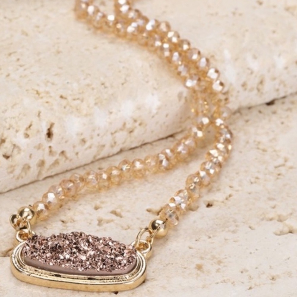 5 for $25    Rose gold/Gold necklace